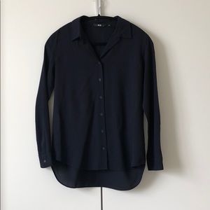 Rayon Long Sleeve Blouse